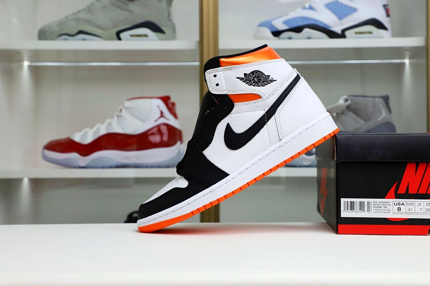 1 Orange' OG Jordan Air Electro High Retro 0724